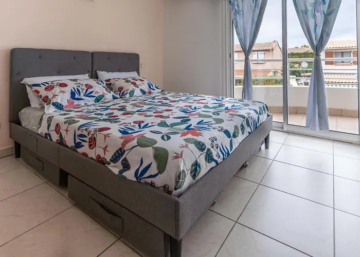 公寓 Proche Thalazur Et Plages, Parking Prive, Piscine 昂蒂布